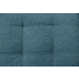 ECKSOFA Blau Chenille Bettkasten, Schlaffunktion, Rücken echt, Kopfteilverstellung, Liegefläche im Originalstoff  - Chromfarben/Blau, KONVENTIONELL, Kunststoff/Textil (205/260cm) - Carryhome
