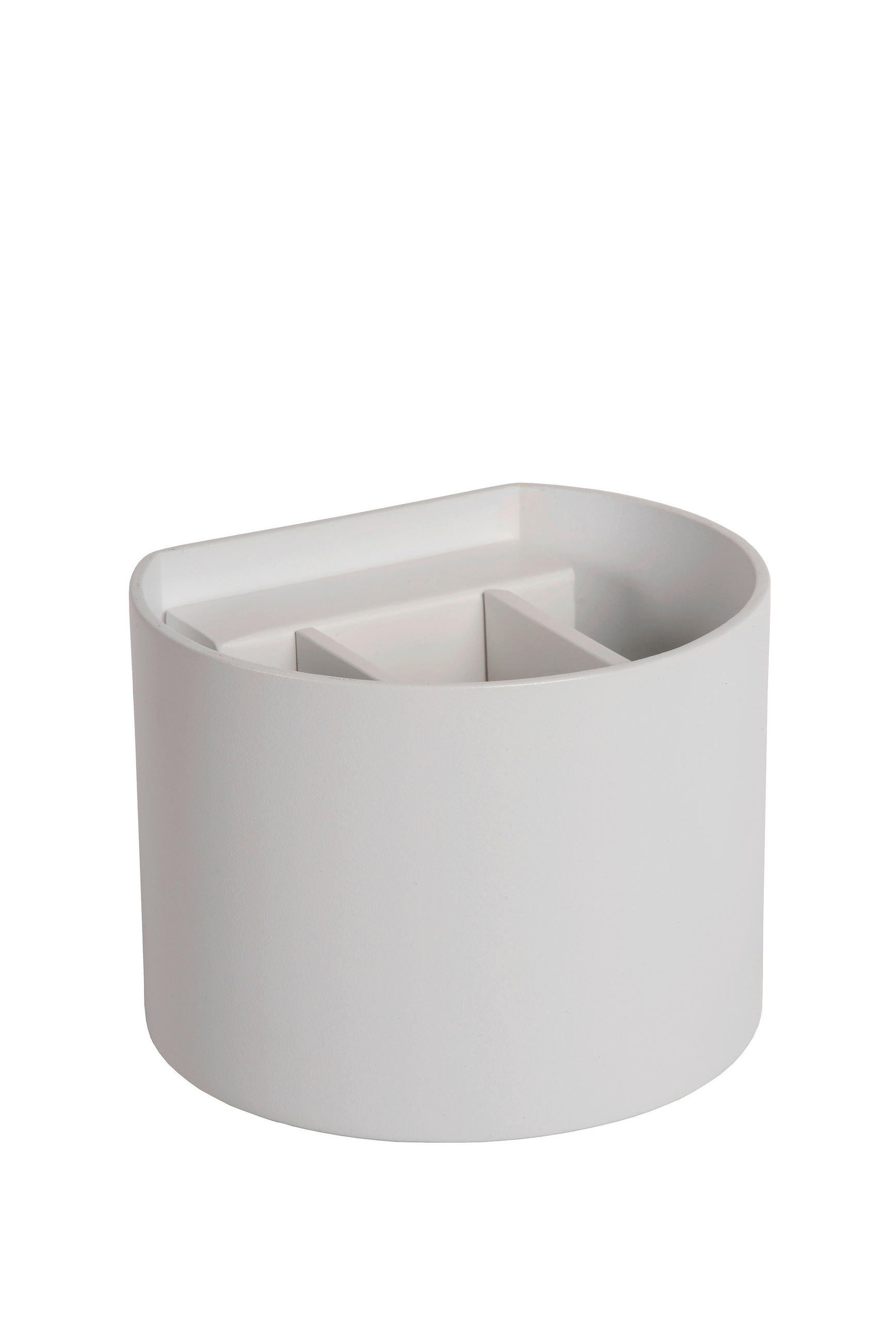 LED-WANDLEUCHTE - Weiss, Design, Metall (11/13/9.7cm) - Lucide