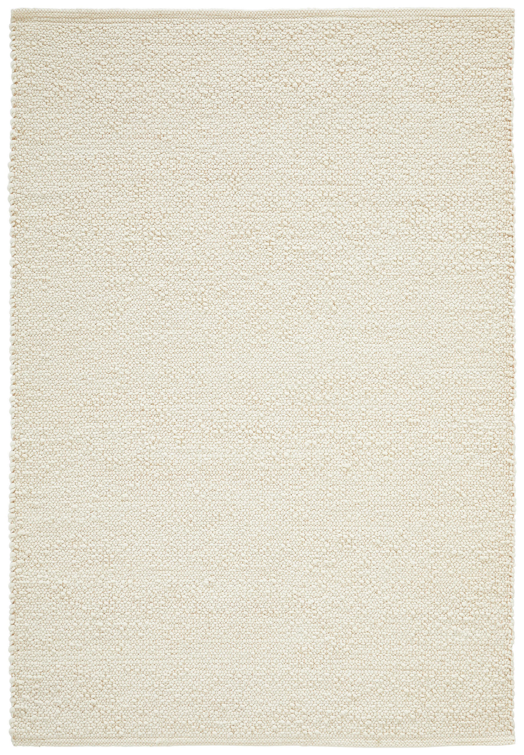 HANDWEBTEPPICH Wohnzimmer 130/190 cm Beige rechteckig  - Beige, Basics, Textil (130/190cm) - Linea Natura