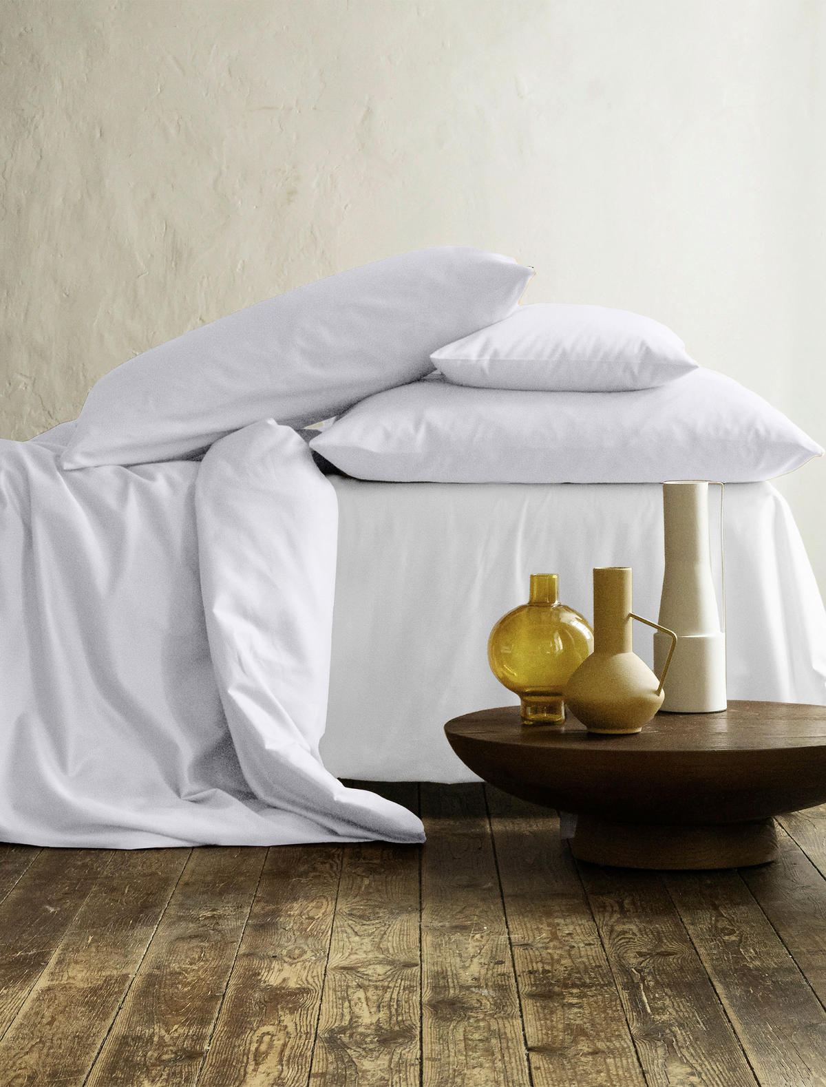 BETTWÄSCHE Makosatin 200/200 cm  - Weiß, KONVENTIONELL, Textil (200/200cm) - Irisette