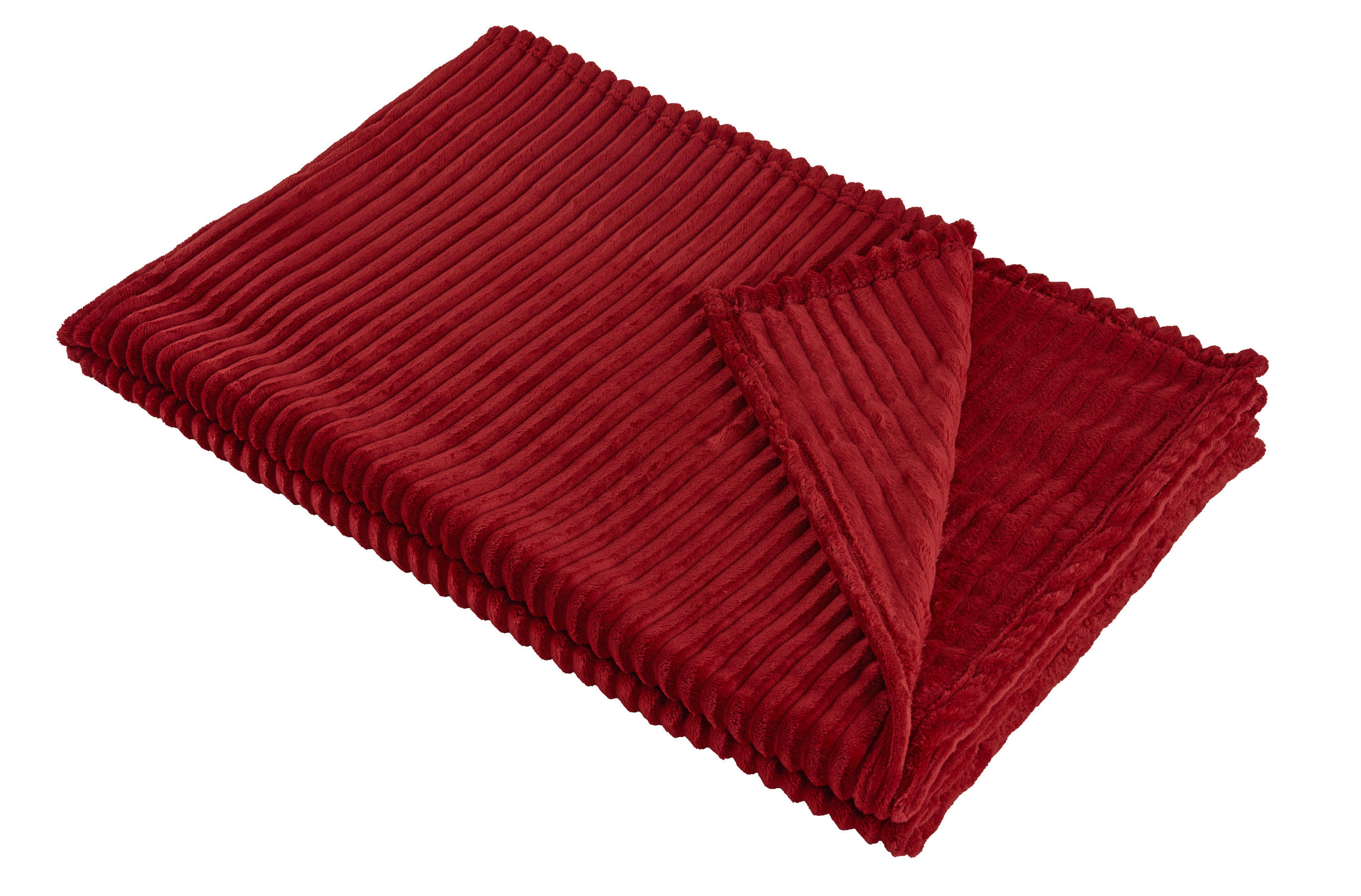 POKRIVAČ 150/200 cm bordo  - bordo, Osnovno, tekstil (150/200cm) - Novel