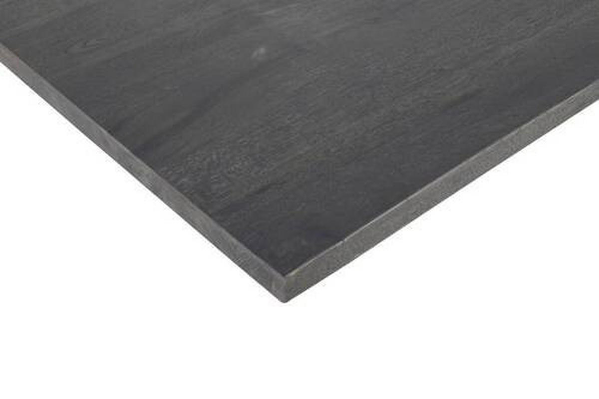 TISCHPLATTE Wildeiche massiv Wildeiche, Graubraun  - Wildeiche/Graubraun, MODERN, Holz (180/90/5,5cm) - Boxxx