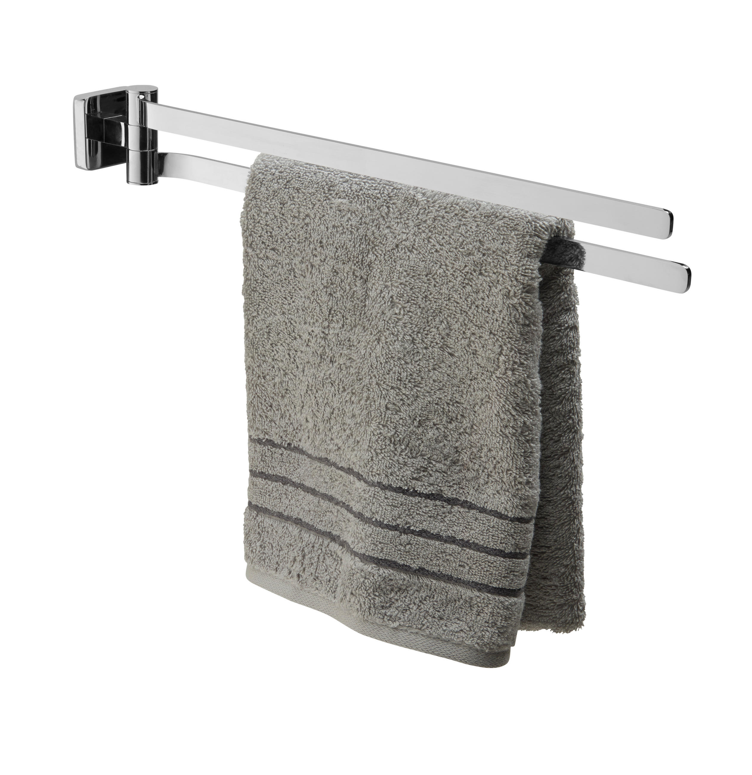 HANDTUCHHALTER 40/5,7/4,4 cm  - Chromfarben, Basics, Metall (40/5,7/4,4cm)
