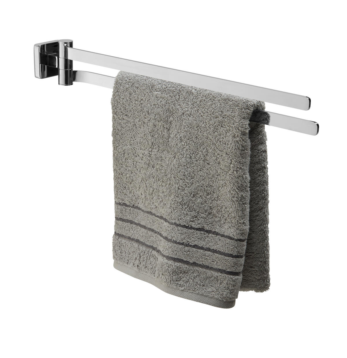 HANDTUCHHALTER 40/5,7/4,4 cm  - Chromfarben, Basics, Metall (40/5,7/4,4cm)