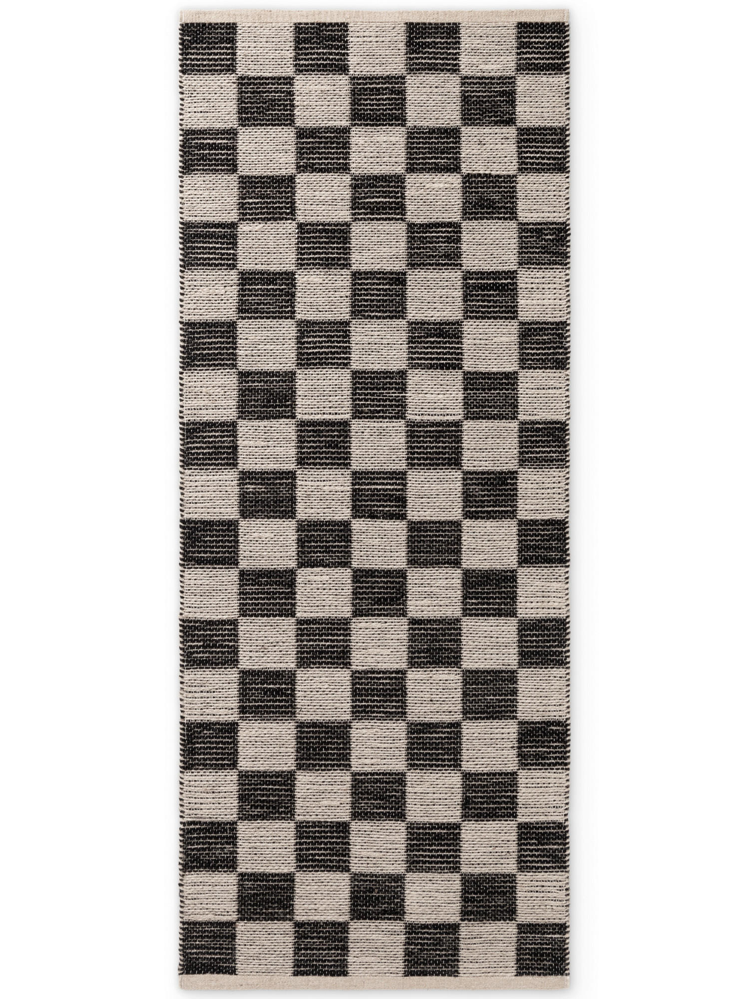 JUTETEPPICH Wohnzimmer 80/200 cm Handloom 1.0 Creme, Schwarz rechteckig  - Creme/Schwarz, Basics, Textil (80/200cm) - Hanse Home