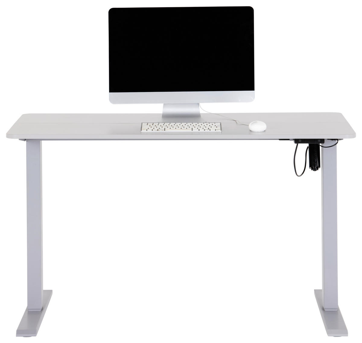 SCHREIBTISCH  in Grau  - Grau, MODERN, Holzwerkstoff/Kunststoff (120/71,5-116,5/60cm) - MID.YOU