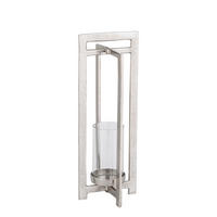 LAMPÁŠ kov, sklo - niklová, Design, kov/sklo (21/54/21cm) - Ambia Home