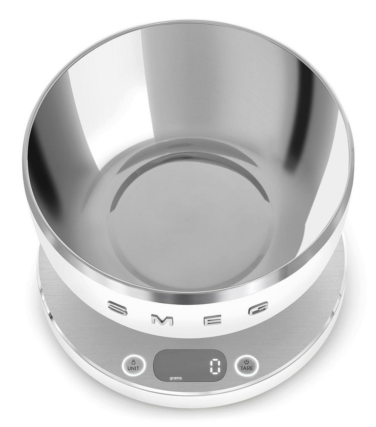 ELEKTRISCHE KÜCHENWAAGE Collection  - Weiss, Trend, Kunststoff (20.5/15.0/20.5cm) - SMEG