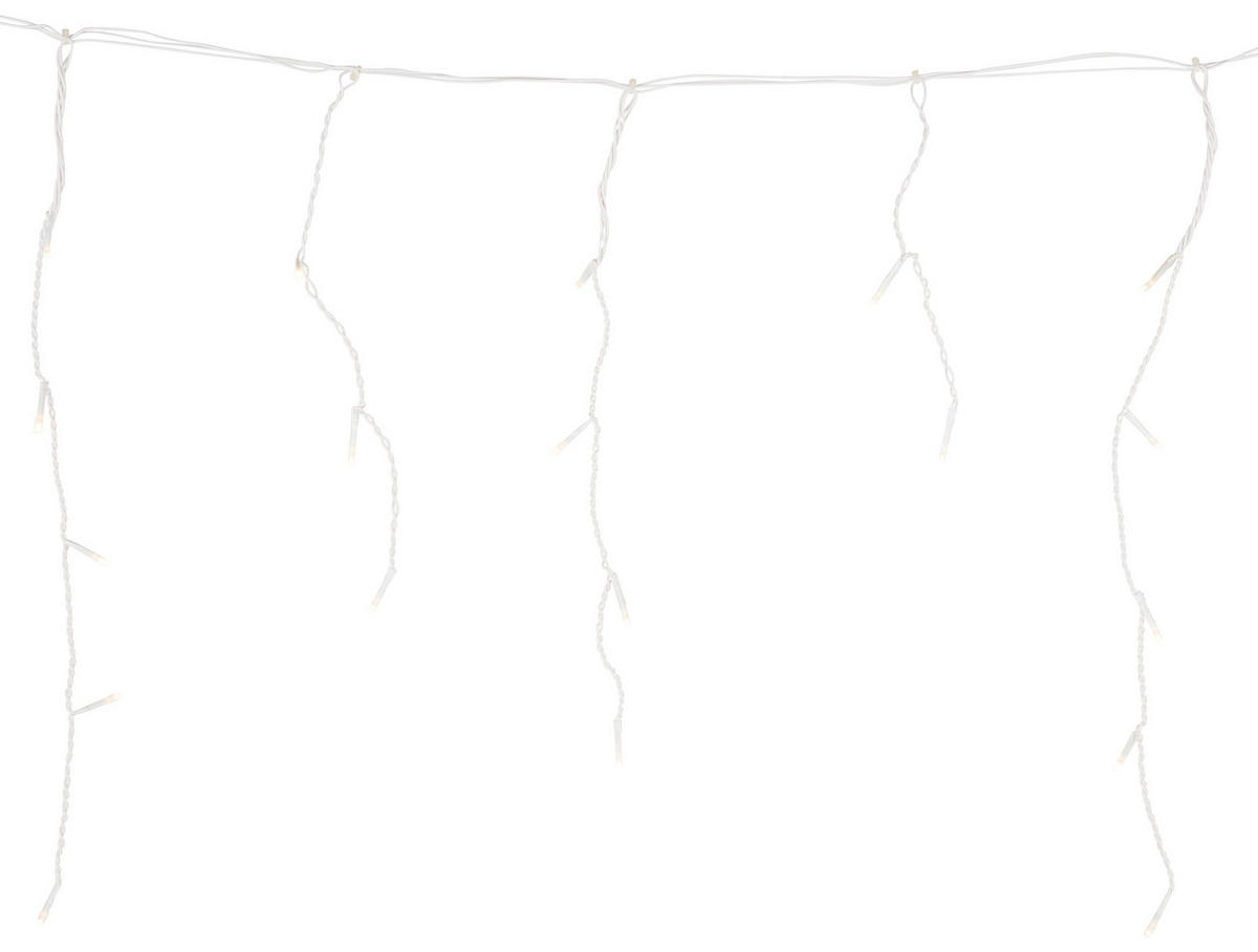 LICHTERKETTE 750 cm  - Weiß, KONVENTIONELL, Kunststoff (750cm)