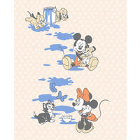 FOTOTAPETE MICKEY ARTSY FLOW  - Orange, Design, Textil (200/250cm) - Disney