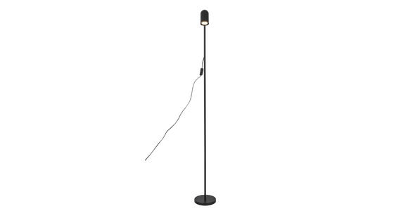 STEHLEUCHTE 35,5/18/154,50 cm  - Schwarz, Trend, Kunststoff/Metall (35,5/18/154,50cm) - Novel