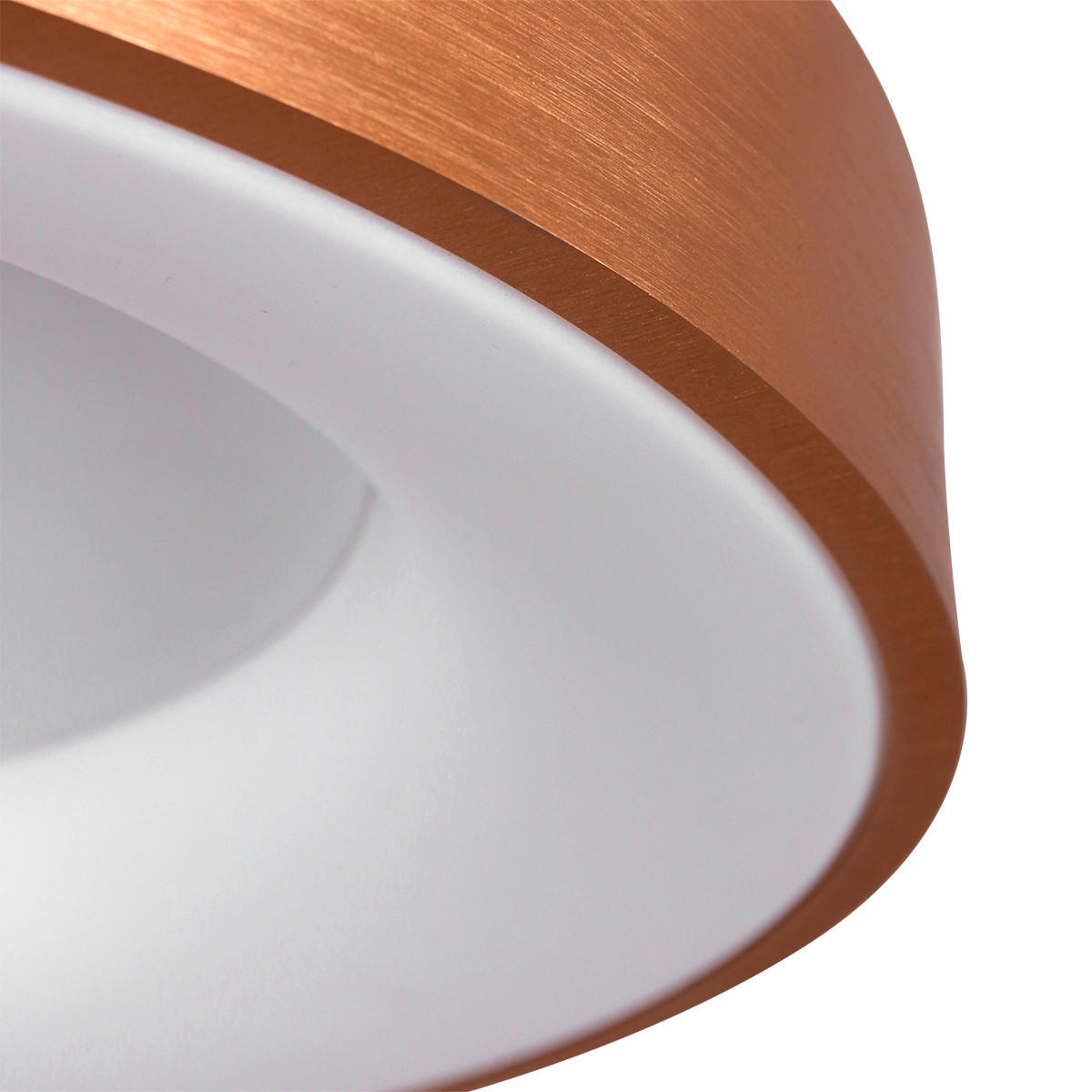 LED-DECKENLEUCHTE Ringlede 48/9 cm   - Goldfarben, Basics, Kunststoff/Metall (48/9cm)