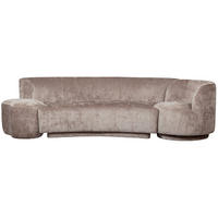 BIGSOFA Popular Chenille Taupe  - Taupe, Design, Textil (270/72/97cm) - Livetastic