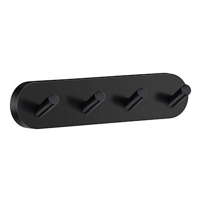 HANDTUCHHAKEN in Schwarz  - Schwarz, Basics, Metall (17,8/4/4,5cm)