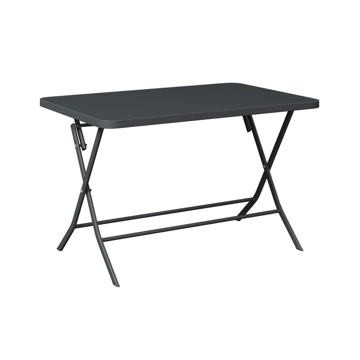 GARTENSET 5-teilig  - Dunkelgrau/Anthrazit, Basics, Glas/Textil - Xora