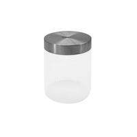Recipient Depozitare Alimente  0.65 L  - culoare inox/transparent, Basics, plastic/sticlă (10/14cm) - Homeware Profession.