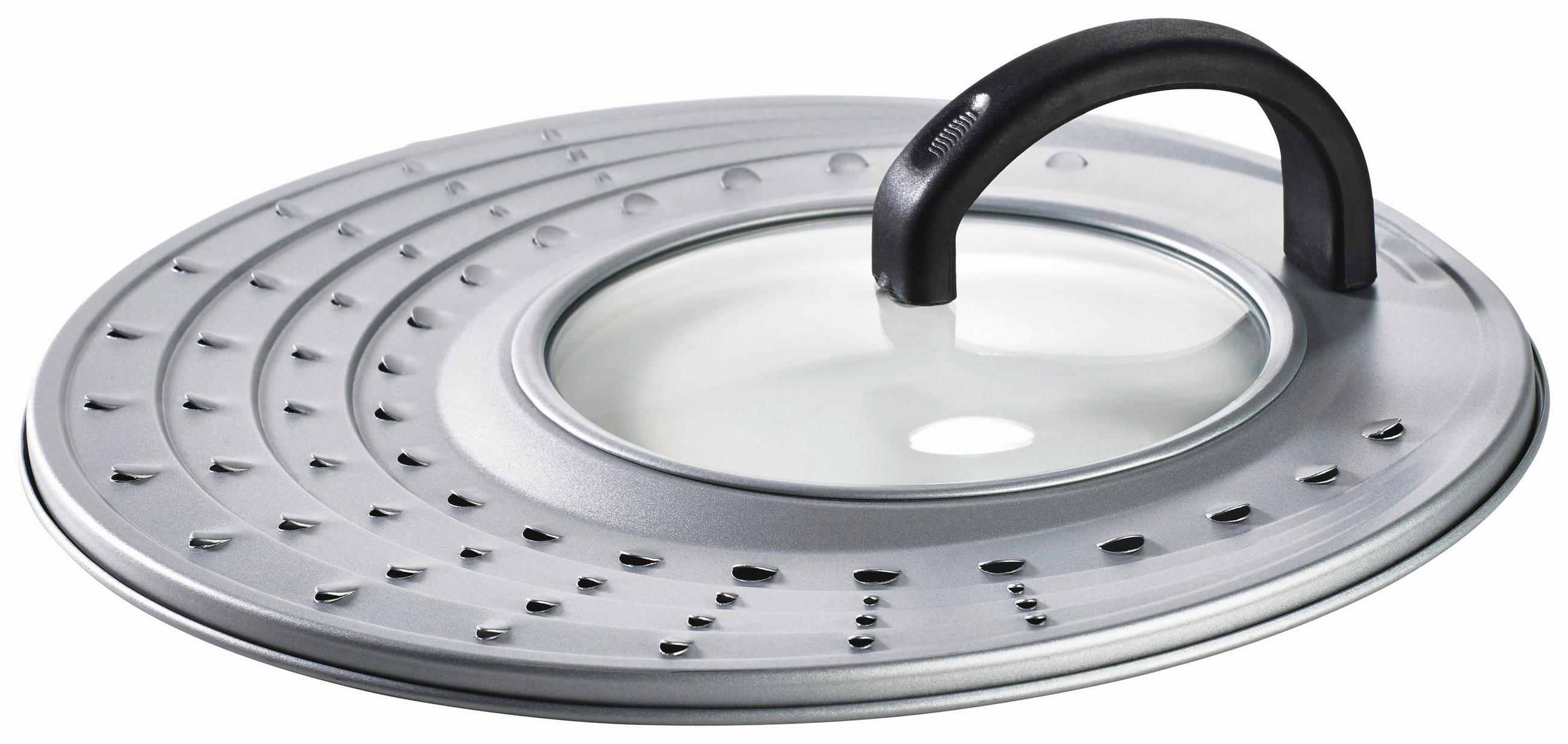 FRÖCCSENÉSVÉDŐ - ezüstszínű, Basics, Üveg/fém (31cm) - Boxxx