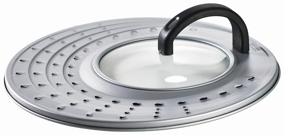 OCHRANA PROTI POSTRIEKANIU - strieborná, Basics, kov/sklo (31cm) - Boxxx