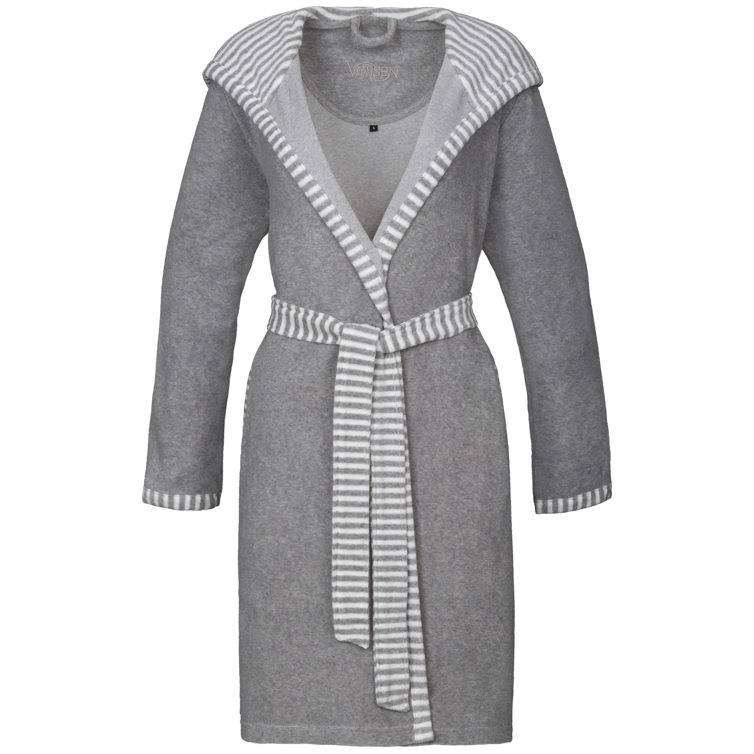 BADEMANTEL Juno L Damen  - Grau, Basics, Textil (Lnull) - Vossen