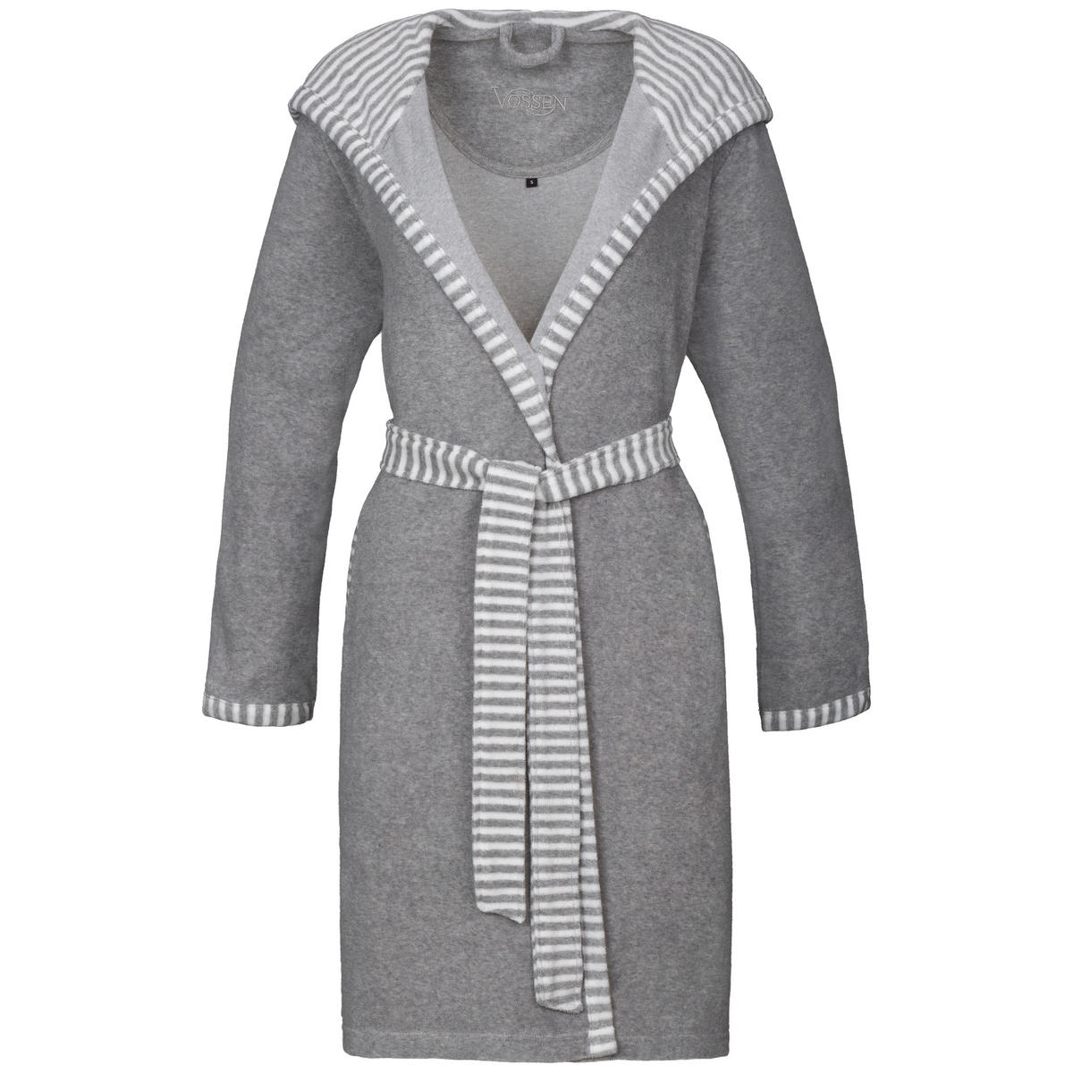 BADEMANTEL Juno L Damen  - Grau, Basics, Textil (Lnull) - Vossen