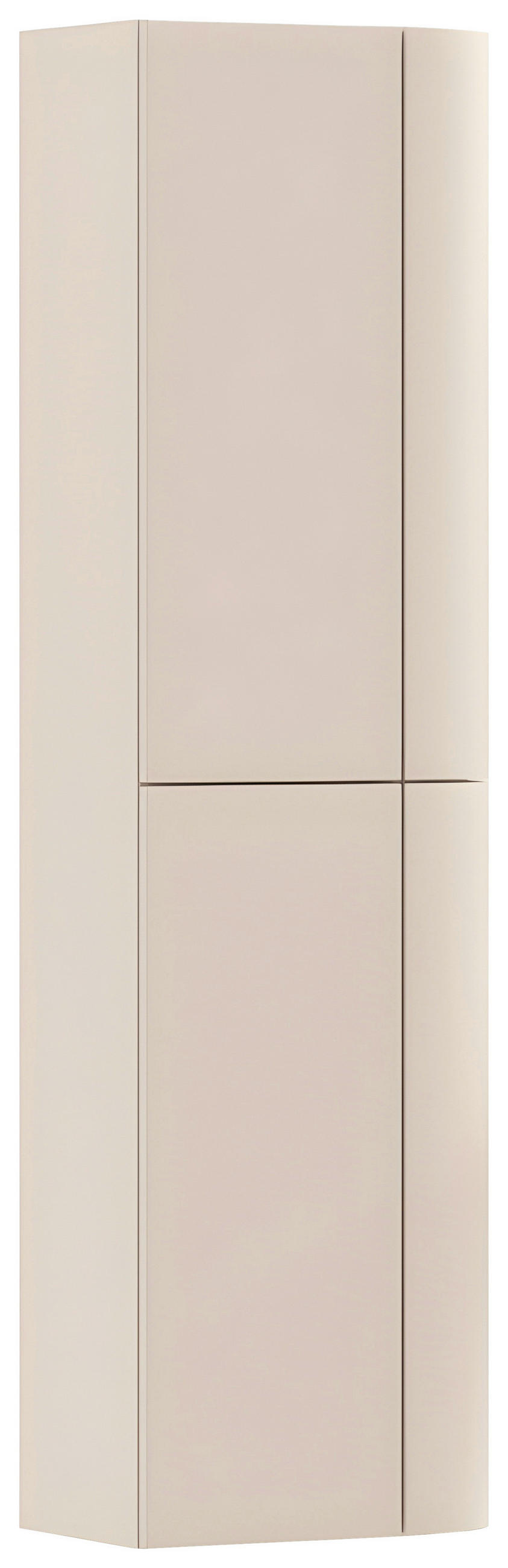 HOCHSCHRANK 45/160/30 cm  - Kaschmir, KONVENTIONELL, Glas/Holzwerkstoff (45/160/30cm) - Novel