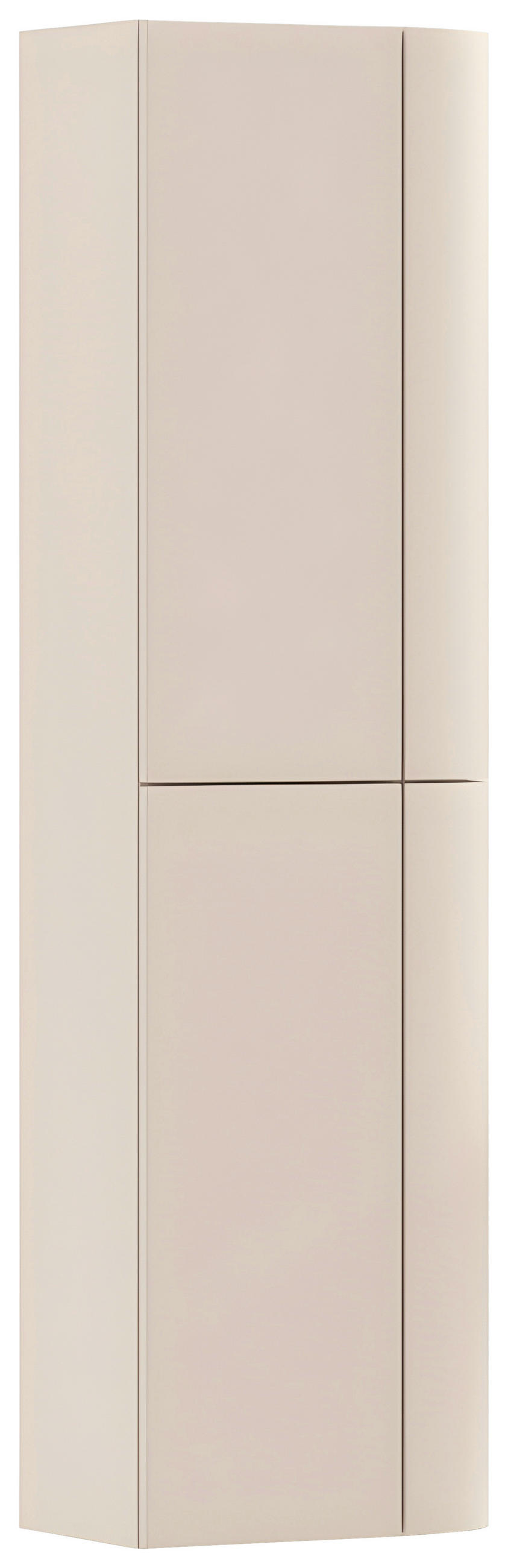 HOCHSCHRANK 45/160/30 cm  - Kaschmir, KONVENTIONELL, Glas/Holzwerkstoff (45/160/30cm) - Novel