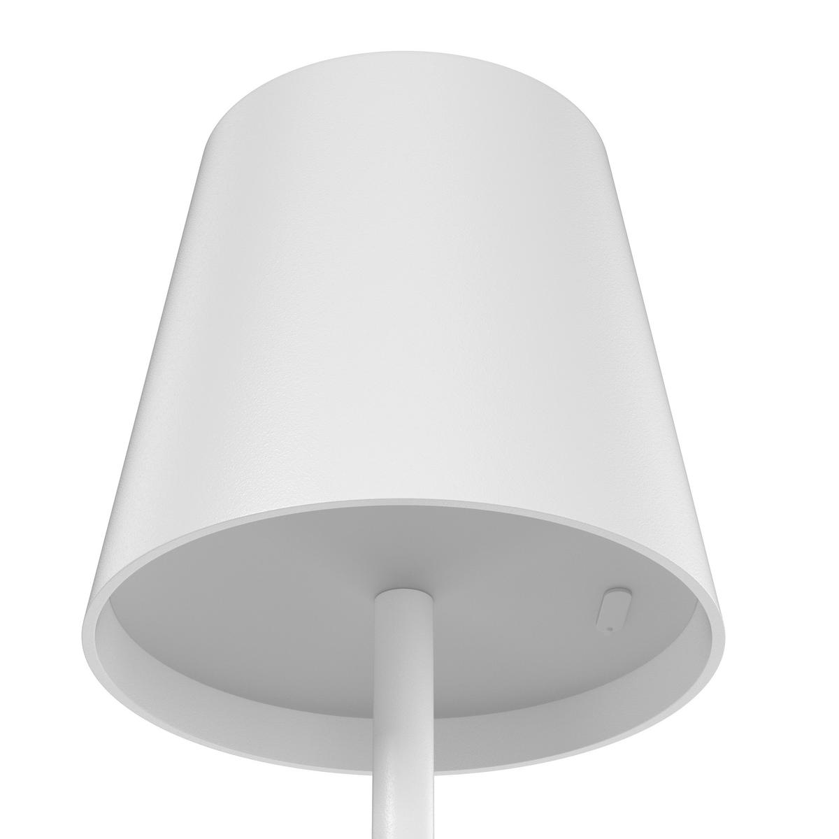 PORTABEL GOLVLAMPA Lauderdale 22/130 cm    - vit, Design, metall/plast (22/130cm) - Novel