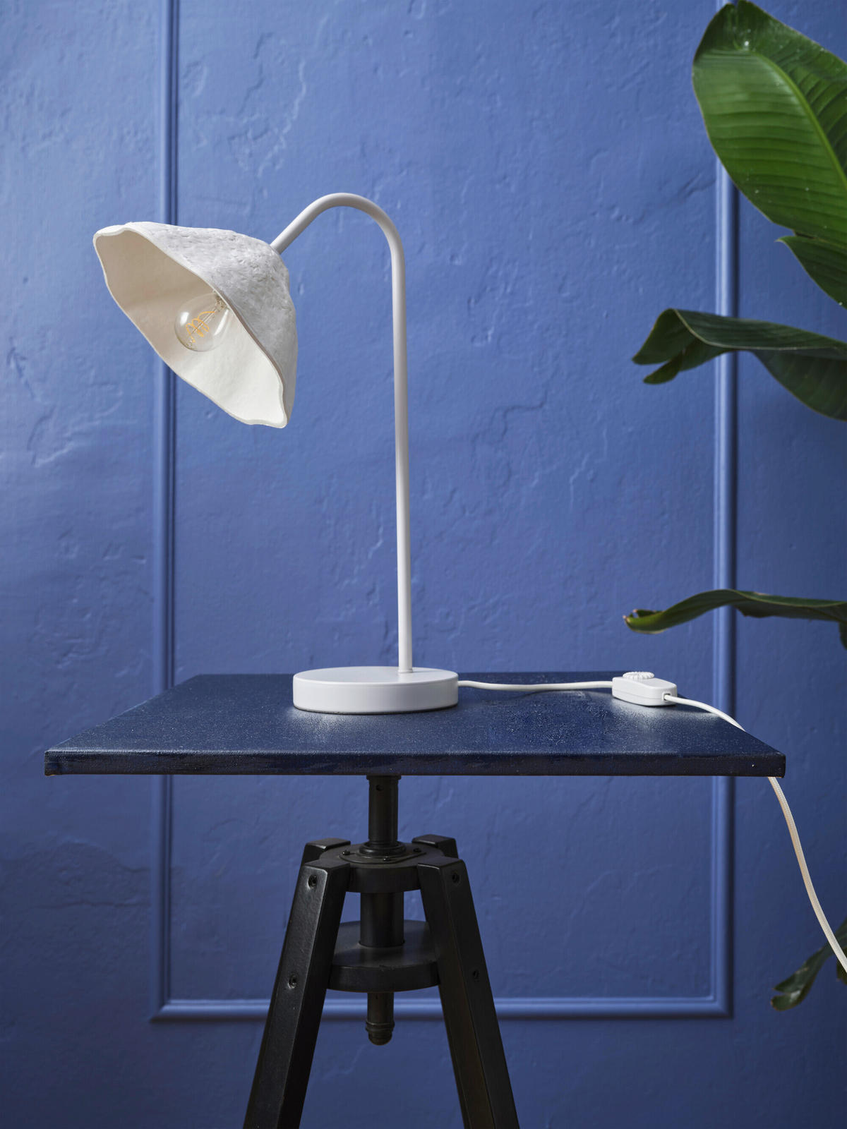 TISCHLEUCHTE 21.9/32.5/46 cm   - Basics, Papier/Metall (21.9/32.5/46cm) - Osram