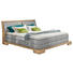 BOXSPRINGBETT in Eichefarben, Silberfarben - Eichefarben/Silberfarben, Design, Holz/Textil (160/200cm) - Linea Natura BOXSPRINGBETT in Eichefarben, Silberfarben - Eichefarben/Silberfarben, Design, Holz/Textil (160/200cm) - Linea Natura