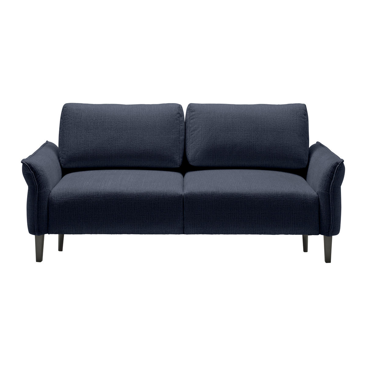 3-SITS SOFFA i vävt tyg mörkblå  - svart/mörkblå, Modern, trä/textil (183/85/92cm) - MID.YOU
