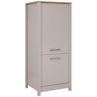 GERÄTEUMBAUSCHRANK 70/167/60 cm  in Kaschmir, Eiche Artisan  - Kaschmir/Silberfarben, ROMANTIK / LANDHAUS, Holzwerkstoff/Metall (70/167/60cm) - home24