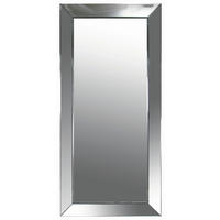 NÁSTĚNNÉ ZRCADLO 88/188/5 cm  - barvy stříbra, Design, kompozitní dřevo/sklo (88/188/5cm) - Xora