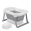 BABYBADEWANNE Wash N Fold  - Hellgrau/Weiß, Basics, Kunststoff (56/44/78cm) - Hauck