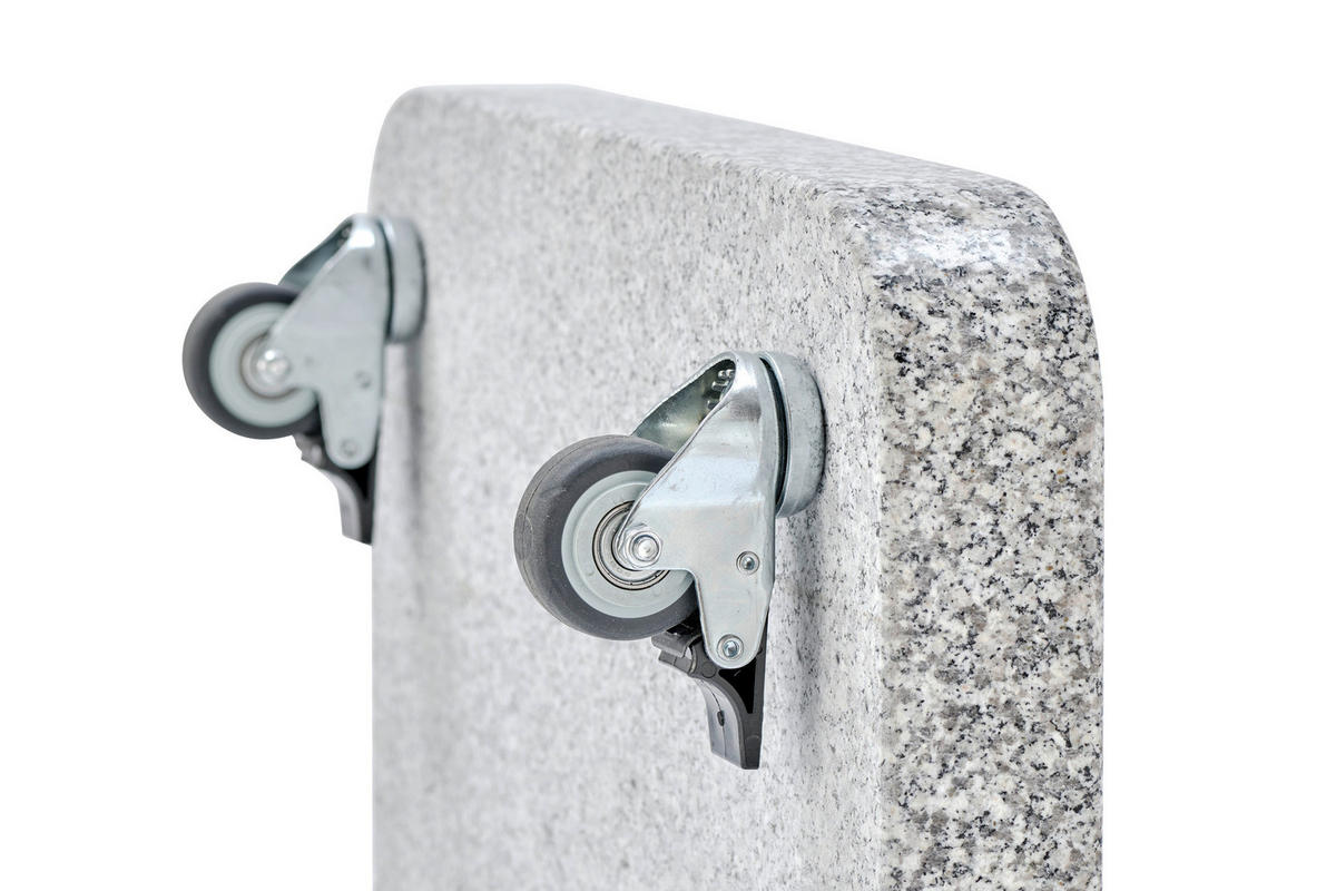 MÖBELROLLEN - Silberfarben, Basics, Metall (5/7cm) - Glatz