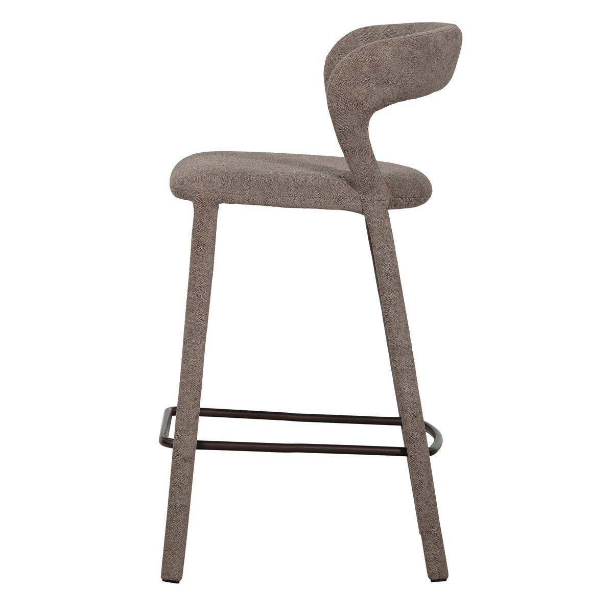 BARHOCKER in Textil Taupe  - Taupe, MODERN, Textil (48/95/52cm) - Livetastic