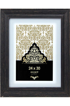 BILDERRAHMEN 30/30/4 cm  - Schwarz/Weiß, KONVENTIONELL, Holz (30/30/4cm) - Nielsen