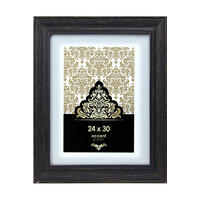 BILDERRAHMEN 30/30/4 cm  - Schwarz/Weiß, KONVENTIONELL, Holz (30/30/4cm) - Nielsen