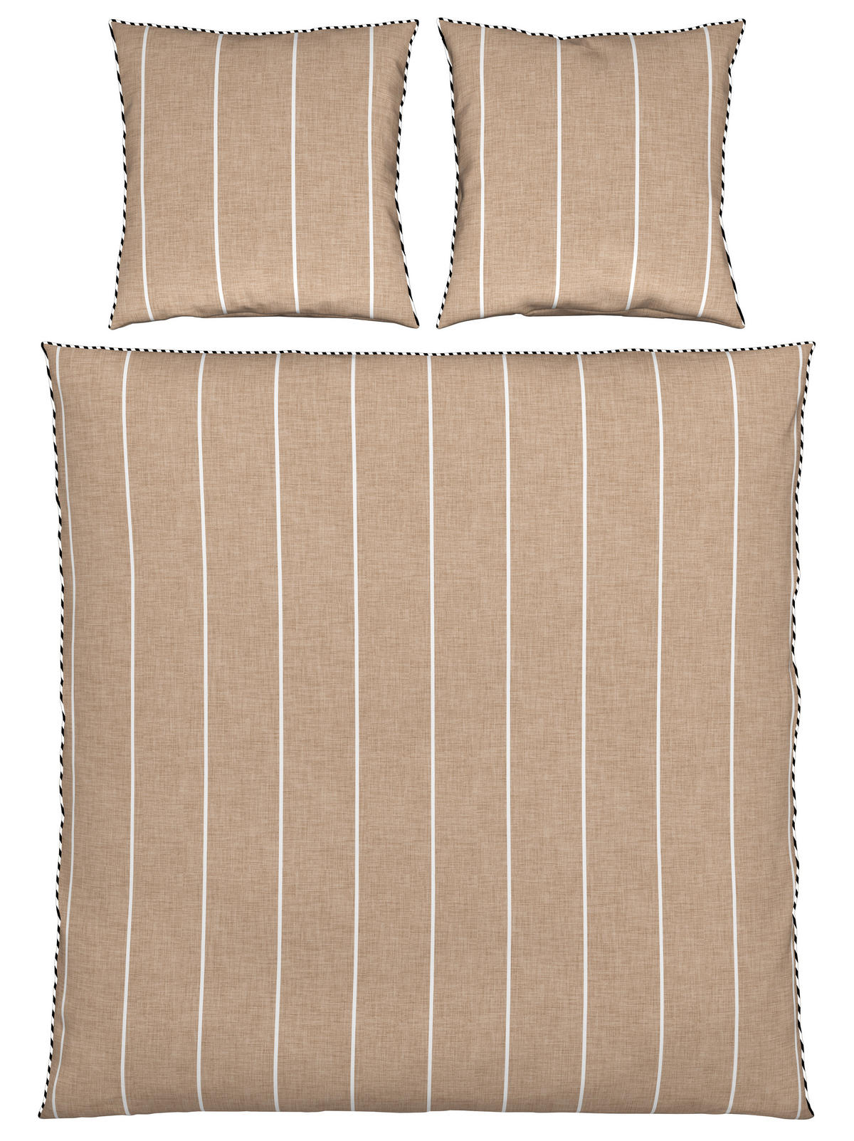 WENDEBETTWÄSCHE Renforcé  - Taupe, KONVENTIONELL, Textil (200cm) - Novel
