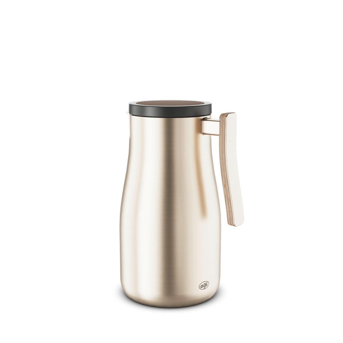 ISOLIERKANNE STUDIO ALLURE 1 L  - Champagner, Design, Holz/Metall (1l) - Alfi
