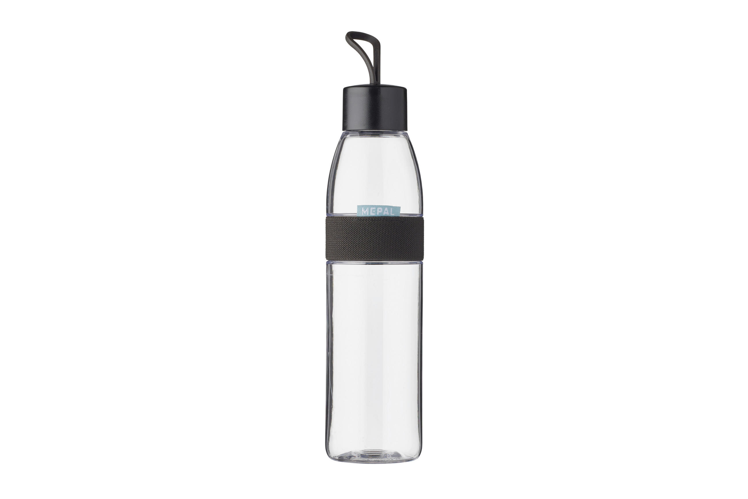 UNIVERSALFLASCHE ELLIPSE  - Schwarz, KONVENTIONELL, Kunststoff (6,8/6,8/29,8cm) - Mepal