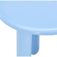 BEISTELLTISCH 50/50/50,5 cm Blau rund  - Blau, Design, Holzwerkstoff (50/50/50,5cm) - Novel