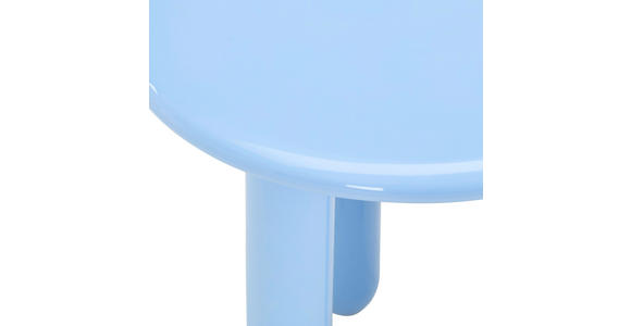 BEISTELLTISCH 50/50/50,5 cm Blau rund  - Blau, Design, Holzwerkstoff (50/50/50,5cm) - Novel