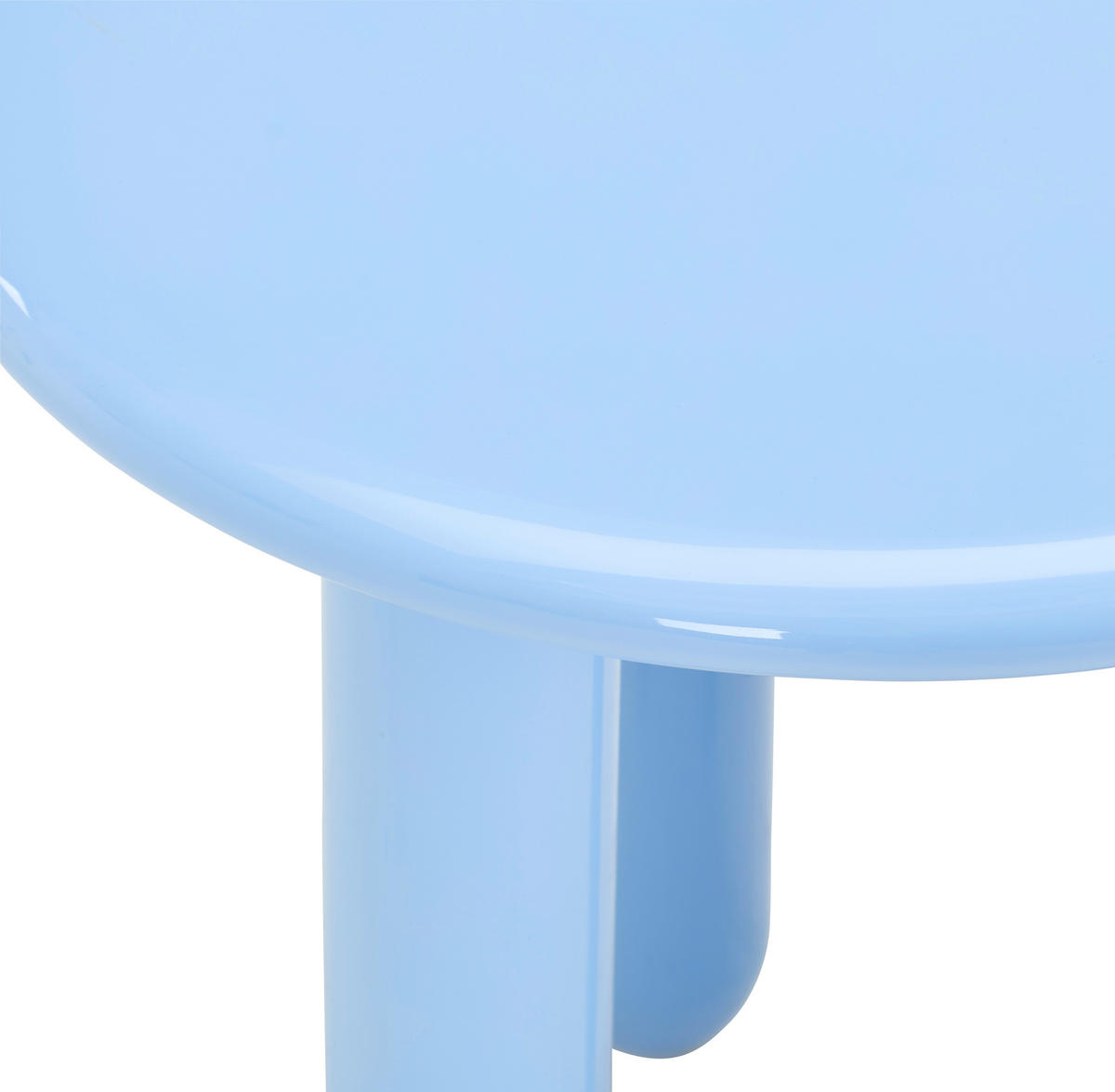 BEISTELLTISCH 50/50/50,5 cm Blau rund  - Blau, Design, Holzwerkstoff (50/50/50,5cm) - Novel