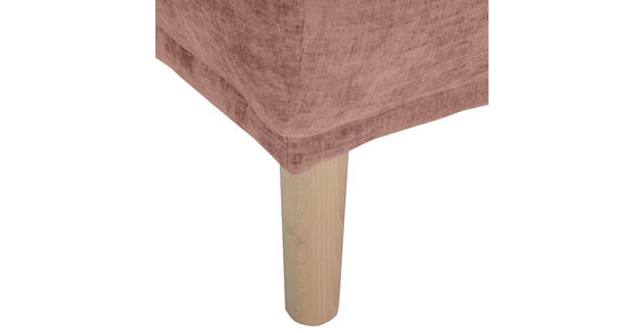 HOCKER Flachgewebe Altrosa  - Altrosa, KONVENTIONELL, Holz/Textil (88/49/62cm) - Carryhome