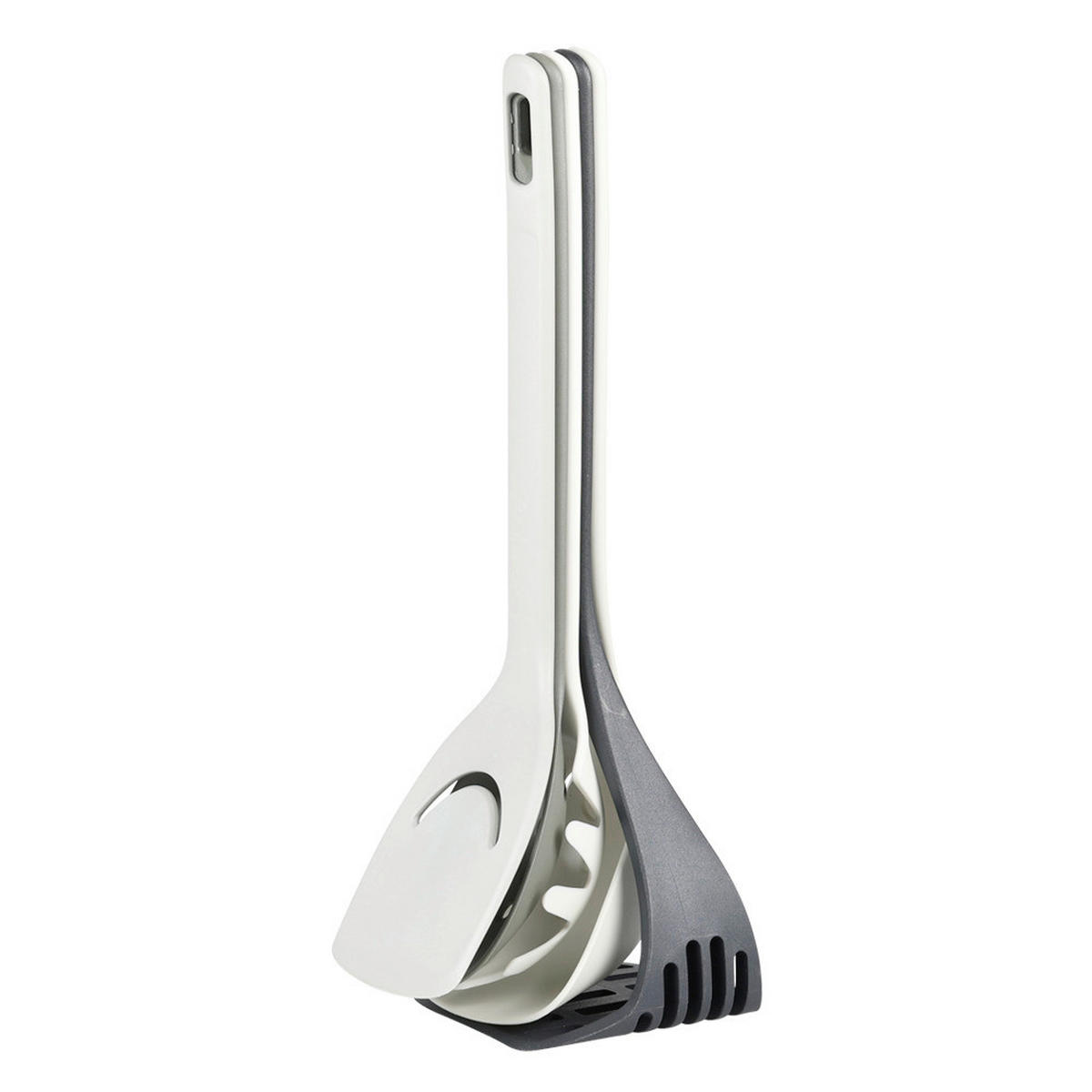 KÜCHENHELFERSET  - Grau, Basics, Kunststoff (14/10/31cm) - Kesper
