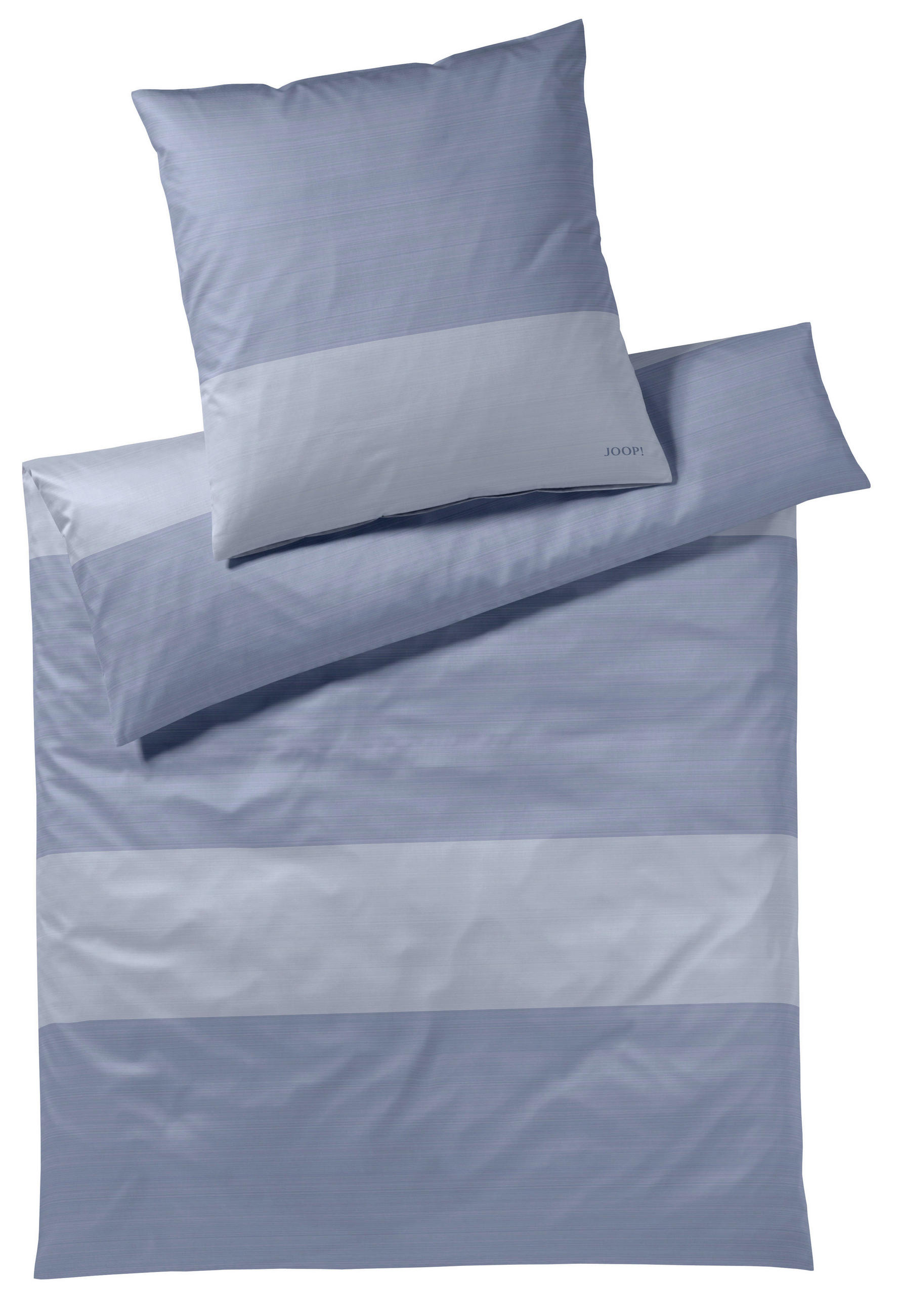 BETTWÄSCHE 135/200 cm Makosatin  - Blau, Design, Textil (135/200cm) - Joop!