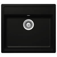 SPÜLE MONO N-100-A / MONN100ANGT  - Schwarz, Basics, Stein (57/29/51cm) - Schock