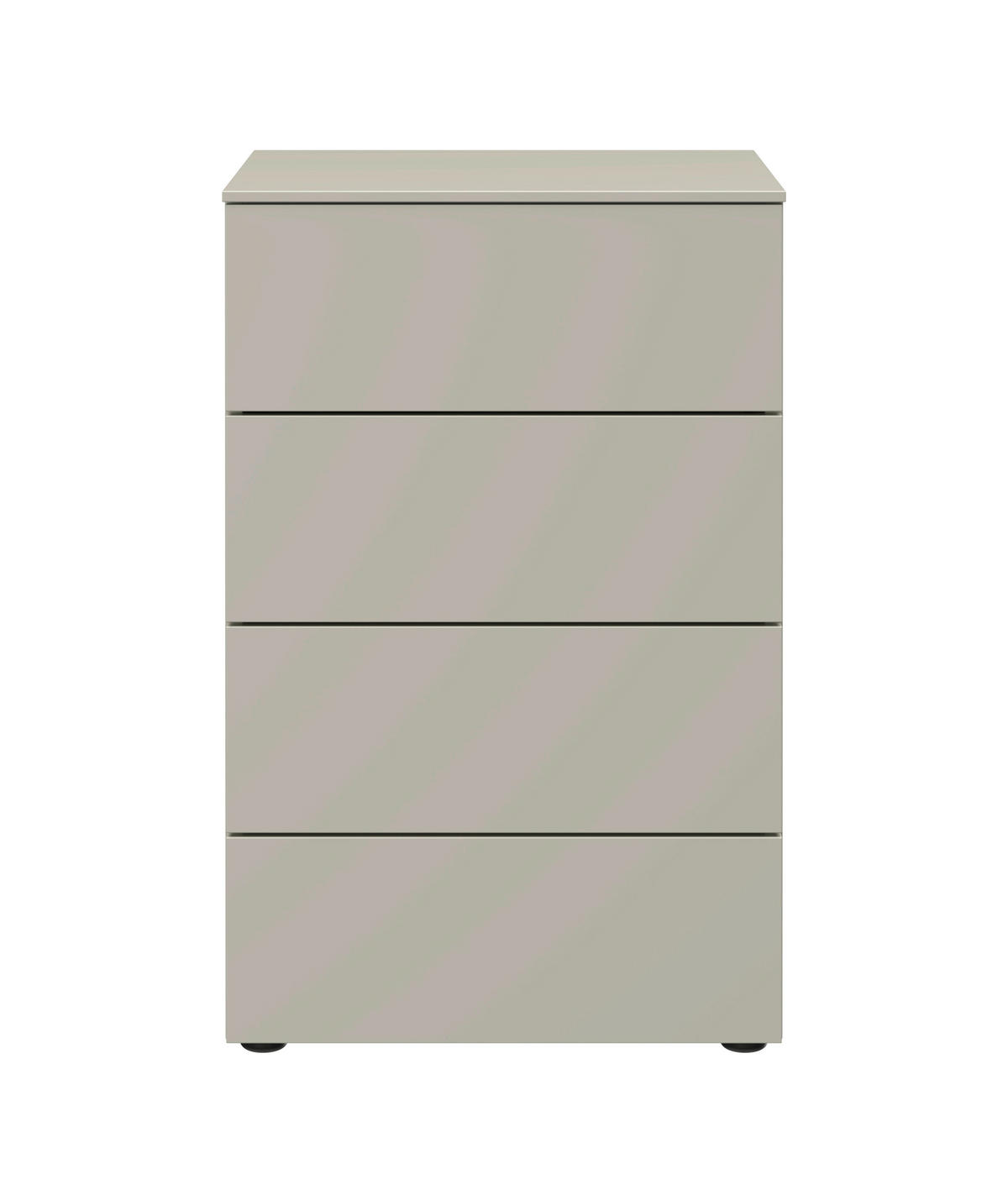 KOMMODE Primolar Garda  in 50/79/41 cm  - Schwarz/Grau, Design, Holzwerkstoff/Kunststoff (50/79/41cm) - Xora