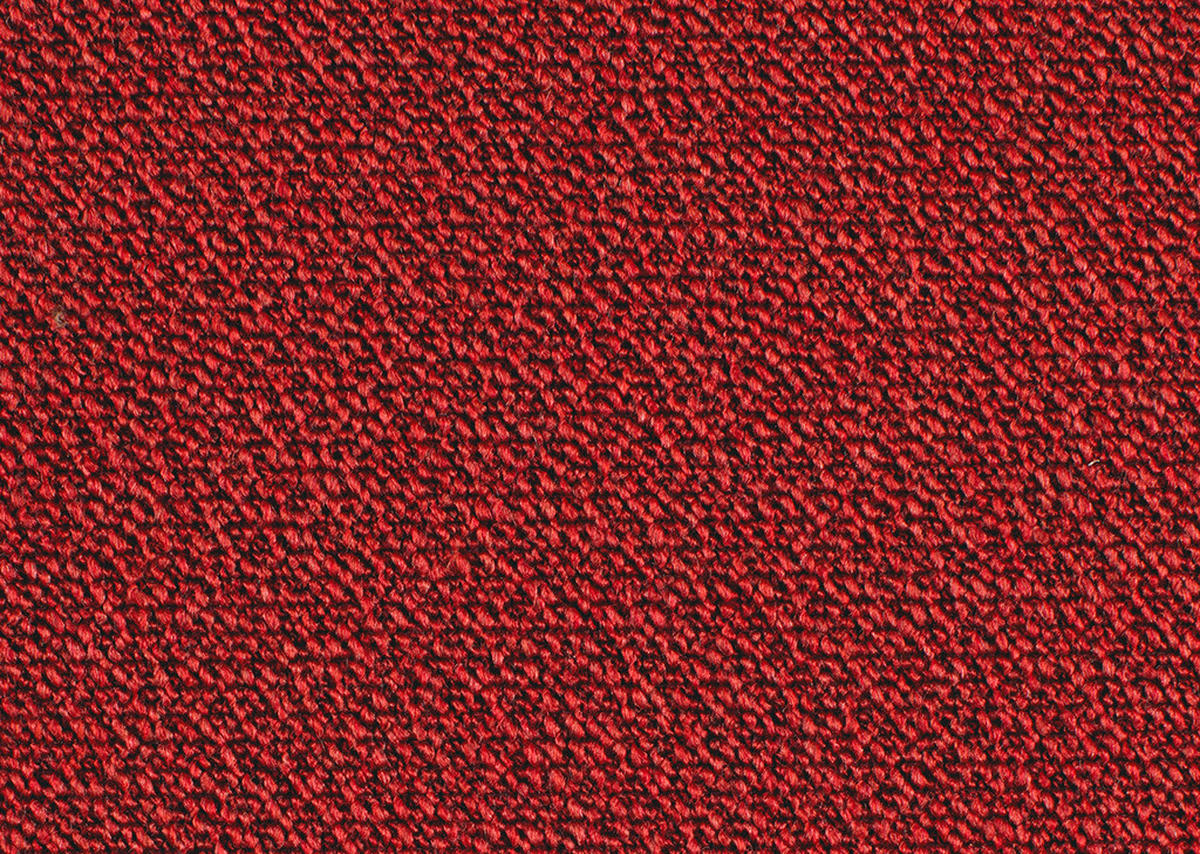 ECKSOFA in Flachgewebe Rot  - Chromfarben/Rot, Design, Holz/Textil (240/132cm) - Koinor