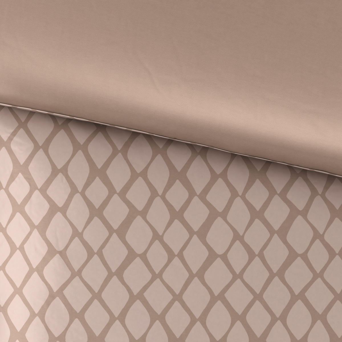 BETTWÄSCHESET Satin 160/210 cm  65 cm/100 cm  - Beige, Design, Textil (160/210cm) - Dieter Knoll